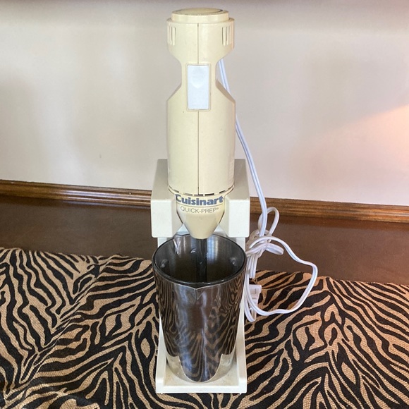 Cuisinart Kitchen Vintage Cuisinart Handheld Emulsifier Blender Wattachments Multi Speeds